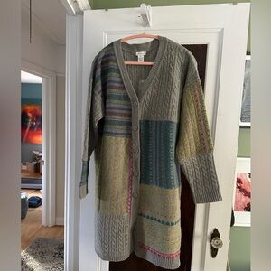 Sundance Multicolor Patchwork Cozy Cardigan